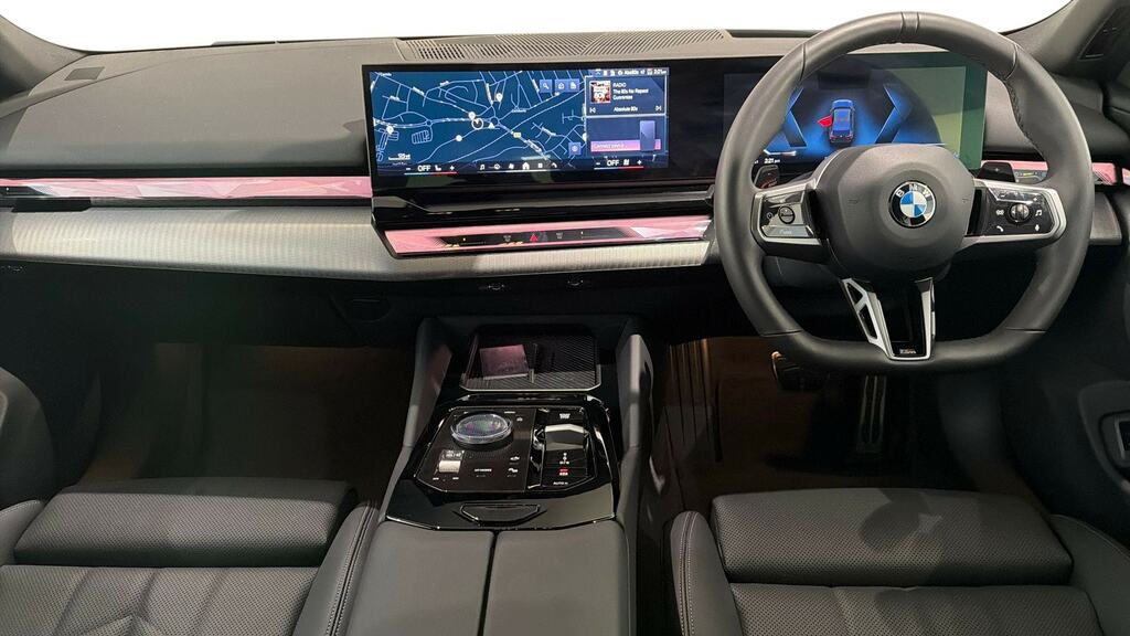BMW 5 Series 520I M Sport Pro Tech Plus YA25VOP Black #4