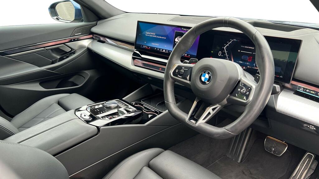BMW 5 Series 520I M Sport Pro YA25UKN Blue #6