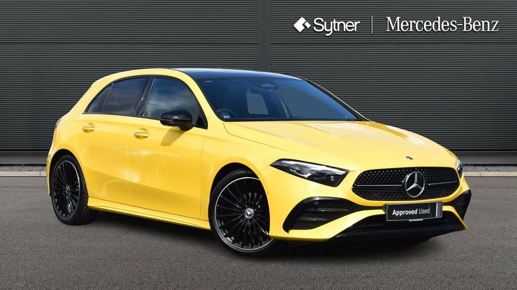 Mercedes-Benz A Class A200 Exclusive Launch Edition Yellow