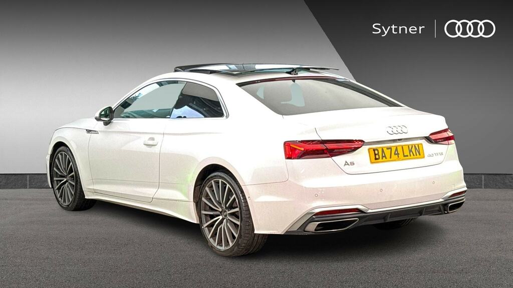 Audi A5 40 Tfsi 204 S Line S Tronic Tech Pack Pro BA74LKN White #3