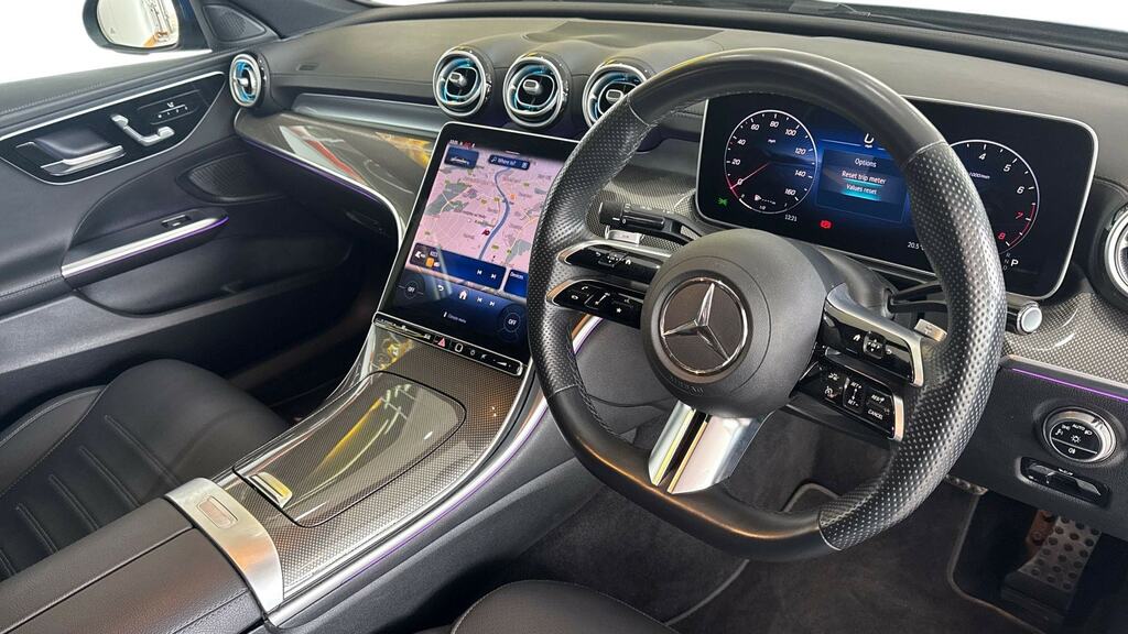 Mercedes-Benz C Class C200 Amg Line 9G-tronic KN25VDC Blue #3