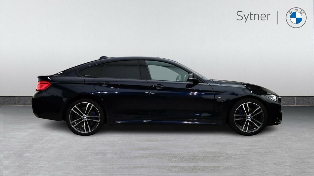 BMW 4 Series Gran Coupe 420D 190 Xdrive M Sport Prof Media YK68ZLX Black #3