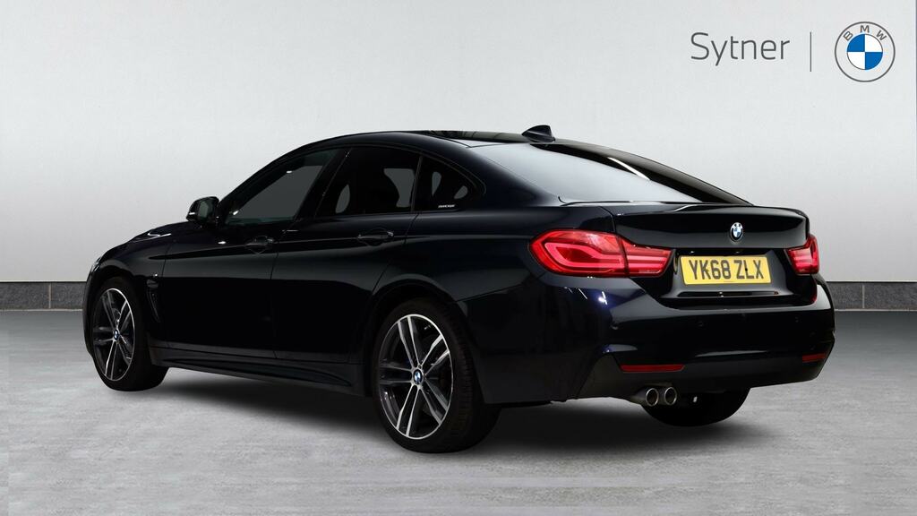 BMW 4 Series Gran Coupe 420D 190 Xdrive M Sport Prof Media YK68ZLX Black #2