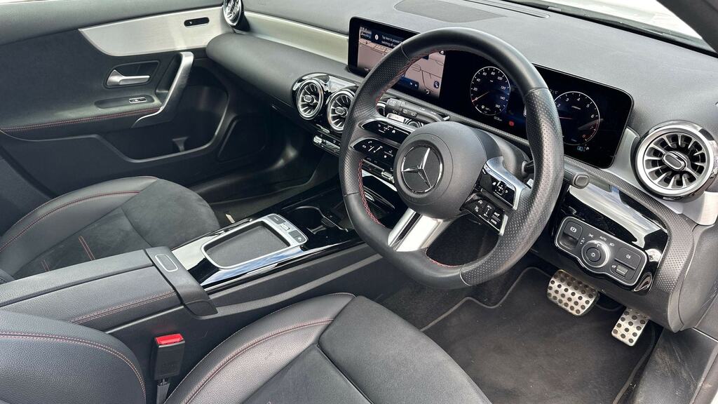Mercedes-Benz A Class A200 Amg Line Executive WX73UWN White #3