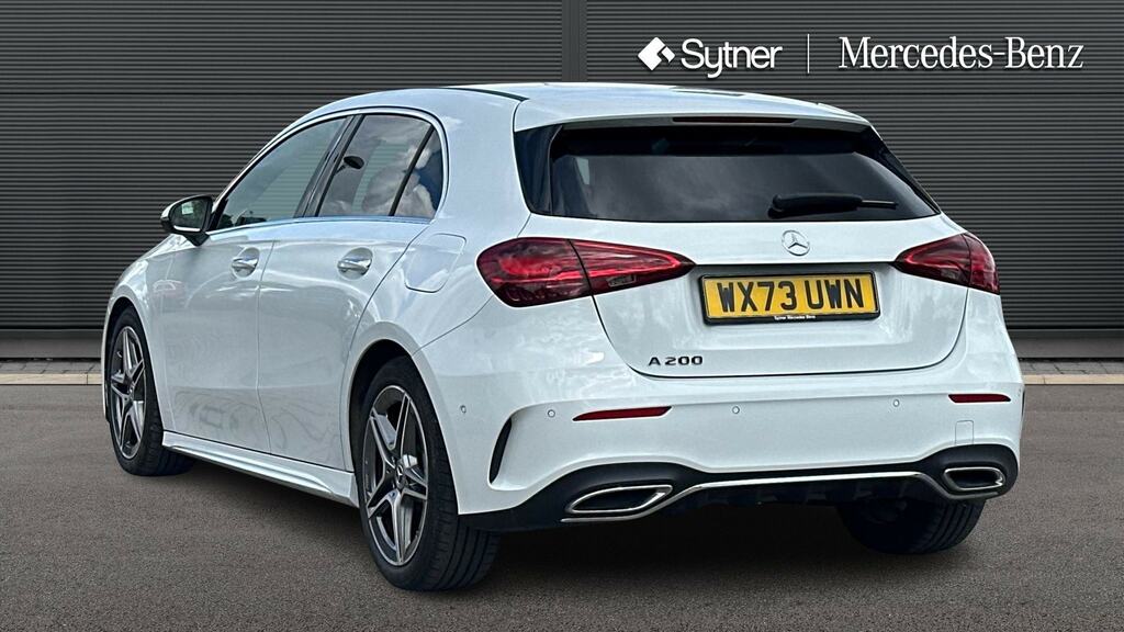 Mercedes-Benz A Class A200 Amg Line Executive WX73UWN White #2