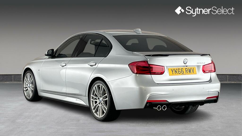 BMW 3 Series 320D M Sport YK66RWV Silver #2