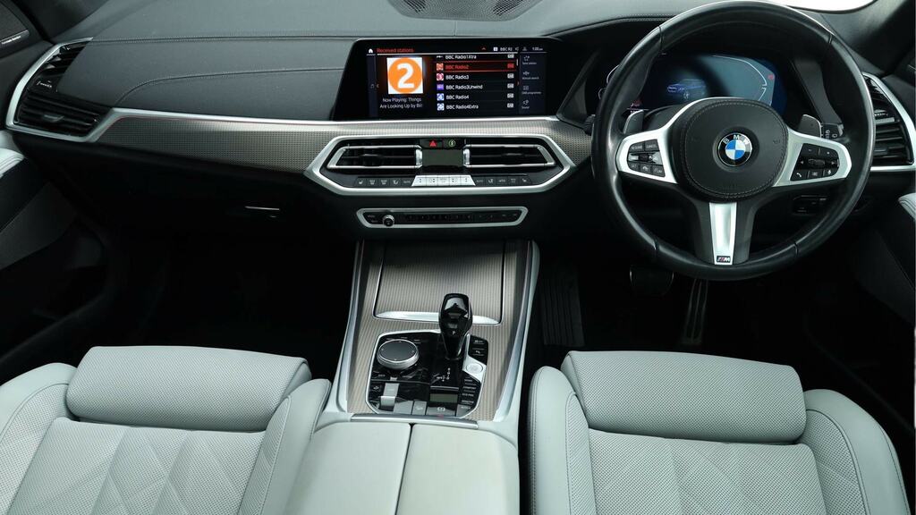 BMW X5 Xdrive40d Mht M Sport 7 Seat Tecpro Pk WP72FCA Blue #4