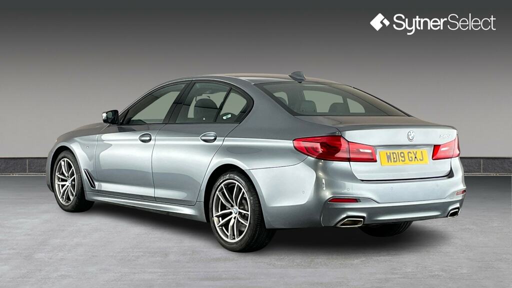 BMW 5 Series 520I M Sport WD19GXJ Blue #2