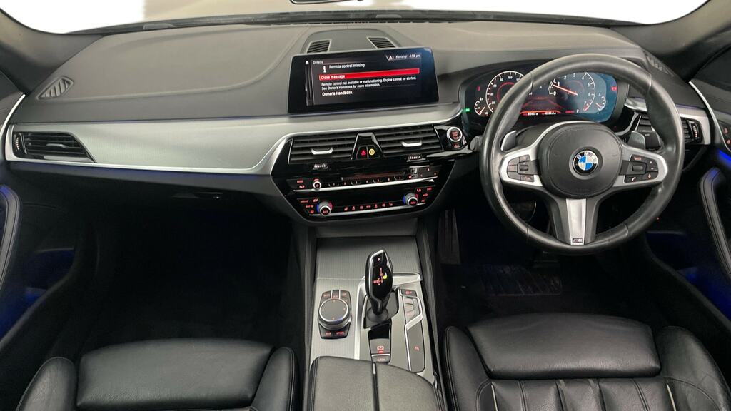 BMW 5 Series 520I M Sport WD19GXJ Blue #6