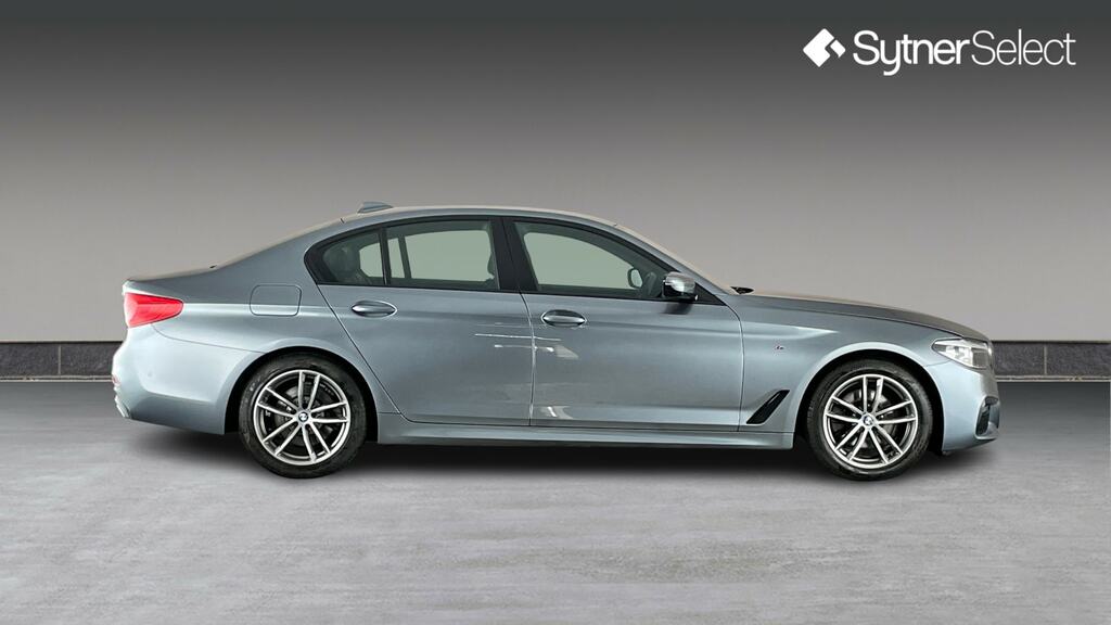 BMW 5 Series 520I M Sport WD19GXJ Blue #3