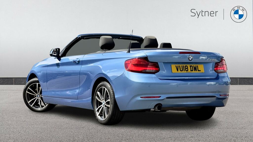 BMW 2 Series 218I Sport Nav Step VU18DWL Blue #2