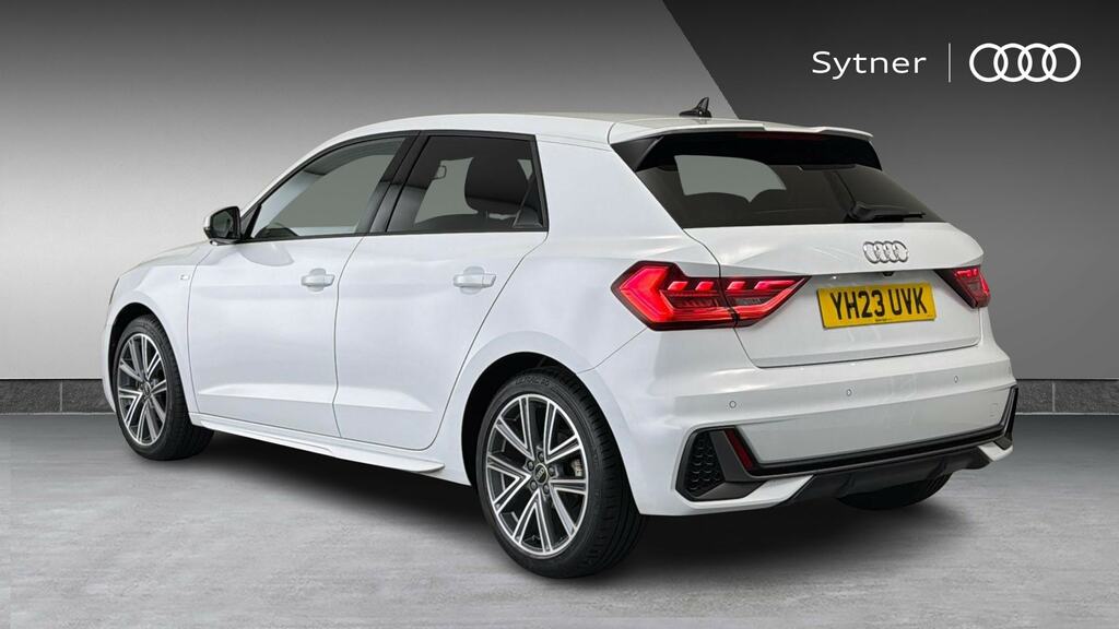 Audi A1 30 Tfsi 110 S Line S Tronic YH23UVK White #3