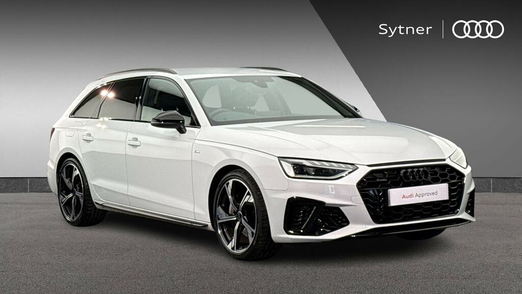 Audi A4 Avant 40 Tdi 204 Quattro Black Edition S Tronic White