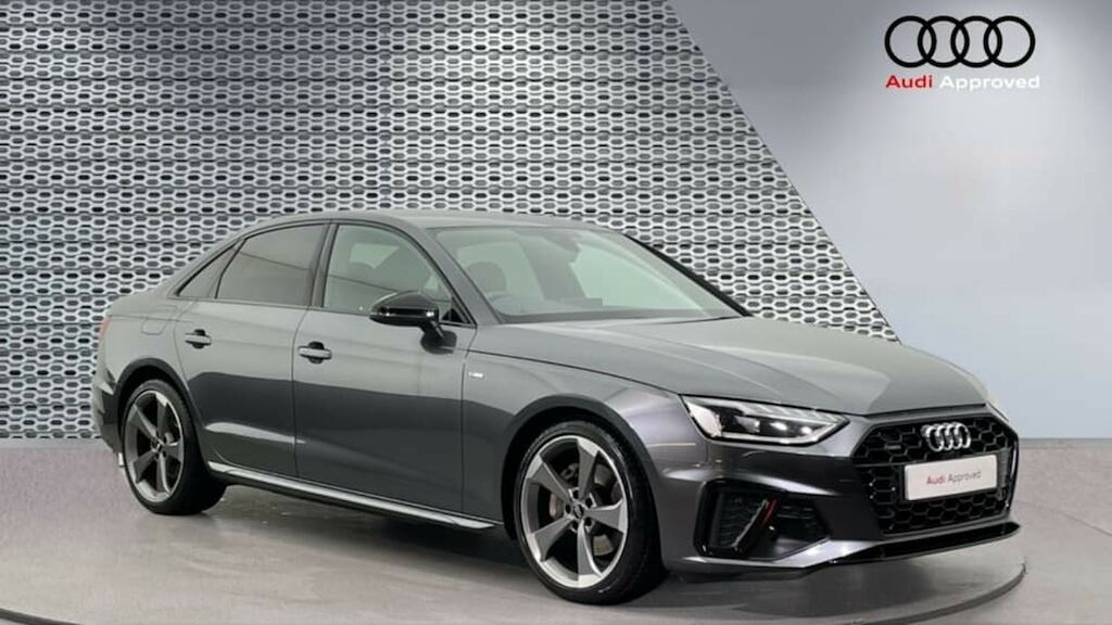Audi A4 40 Tdi Quattro Black Edition S Tronic Cs Grey