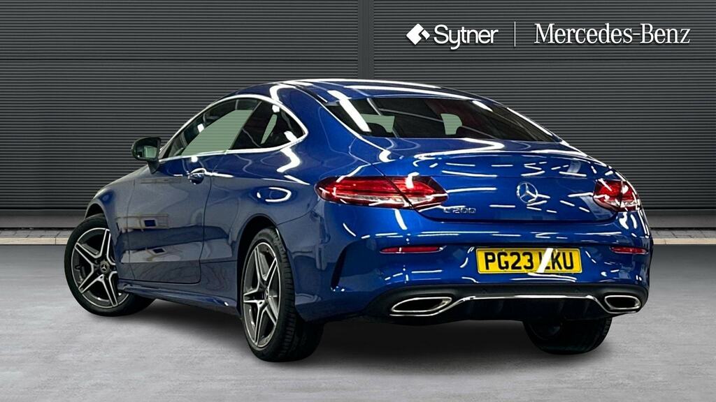 Mercedes-Benz C Class C200 Amg Line Edition 9G-tronic PG23LKU Blue #2