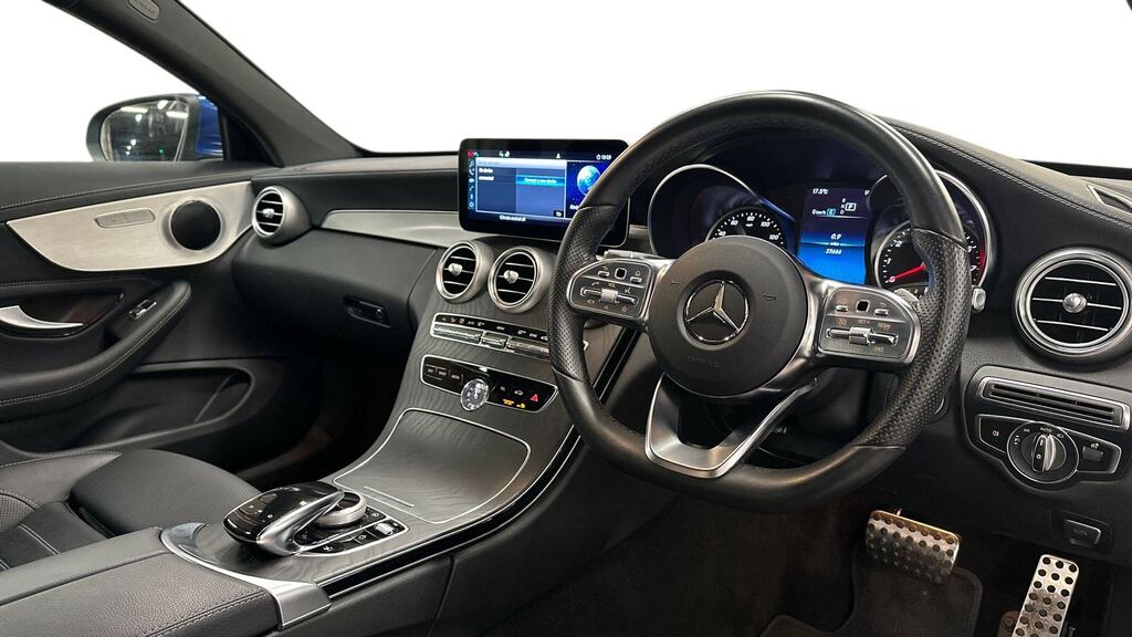 Mercedes-Benz C Class C200 Amg Line Edition 9G-tronic PG23LKU Blue #3