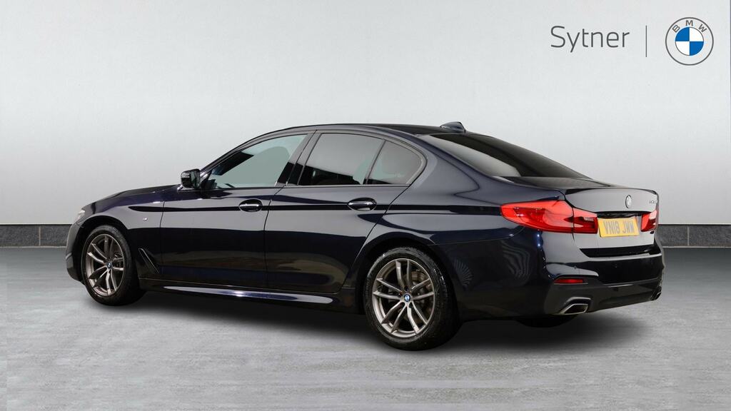 BMW 5 Series 520D M Sport VN18JWW Black #2