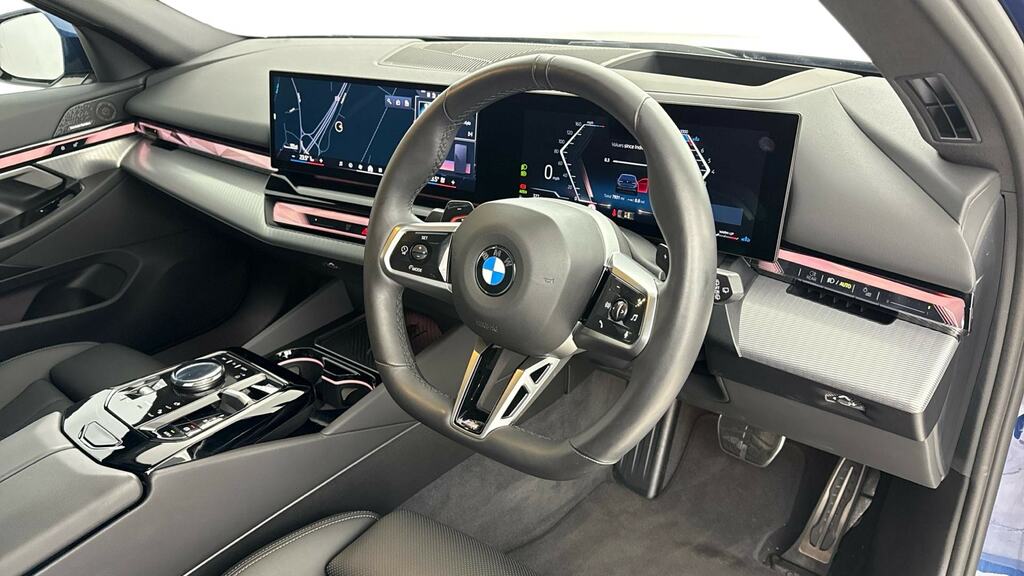 BMW 5 Series 520I M Sport Pro Tech Pluscomfort Plus YA25WOX Blue #6