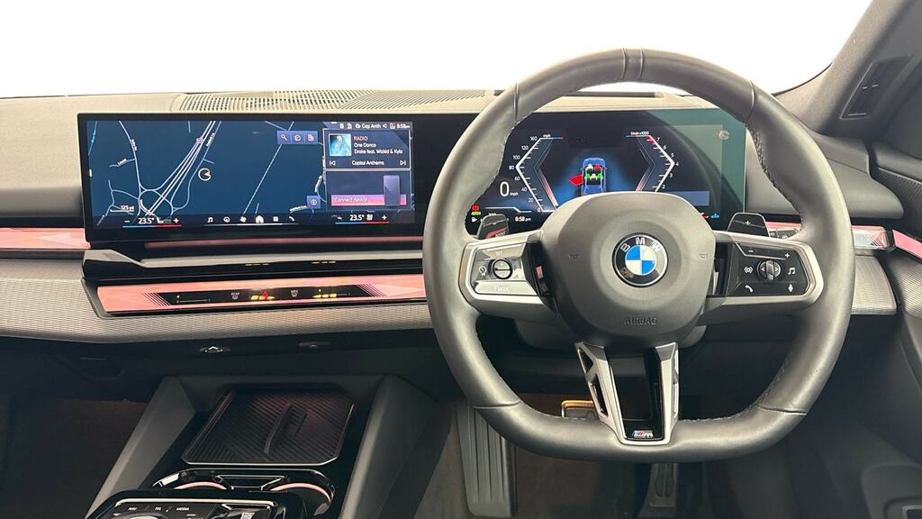 BMW 5 Series 520I M Sport Pro Tech Pluscomfort Plus YA25WOX Blue #5