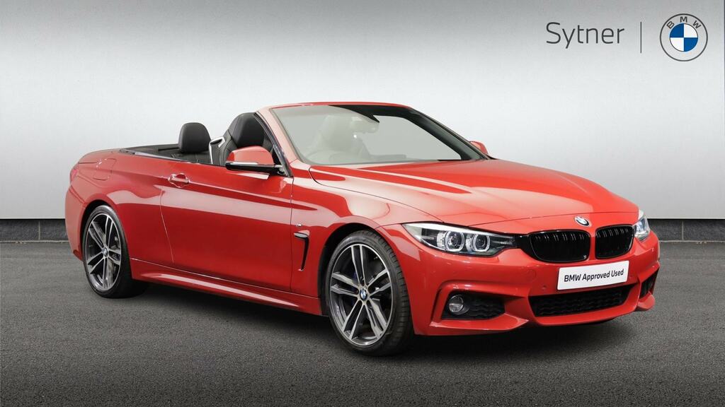BMW 4 Series 420I M Sport Professional Media CX67YLS Red #2