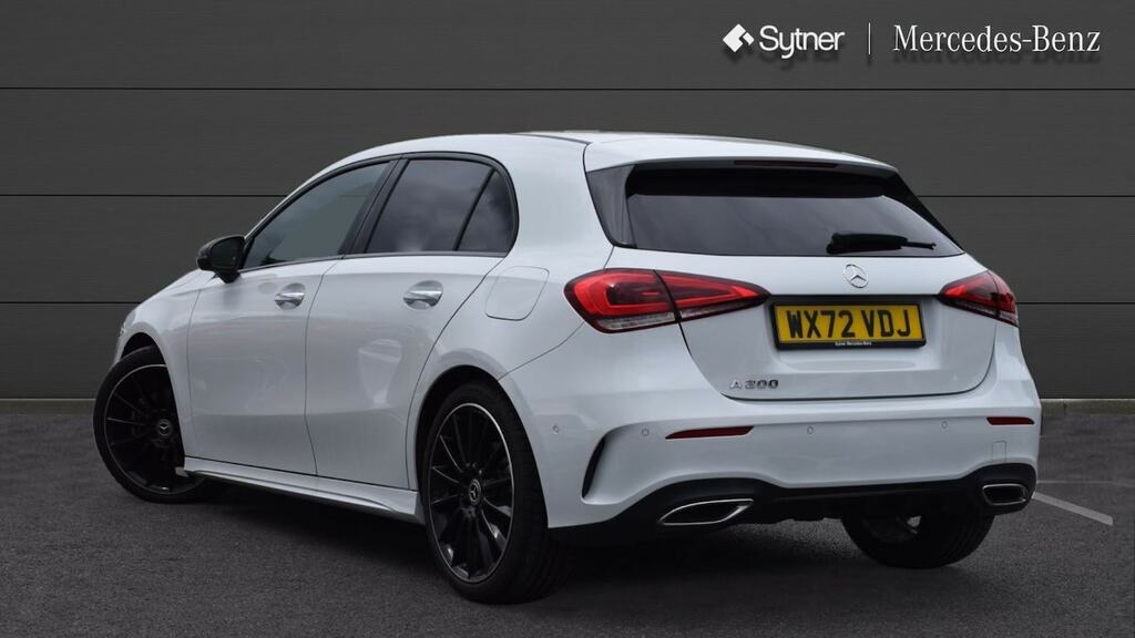 Mercedes-Benz A Class A200 Amg Line Premium Plus Night Edition WX72VDJ White #2