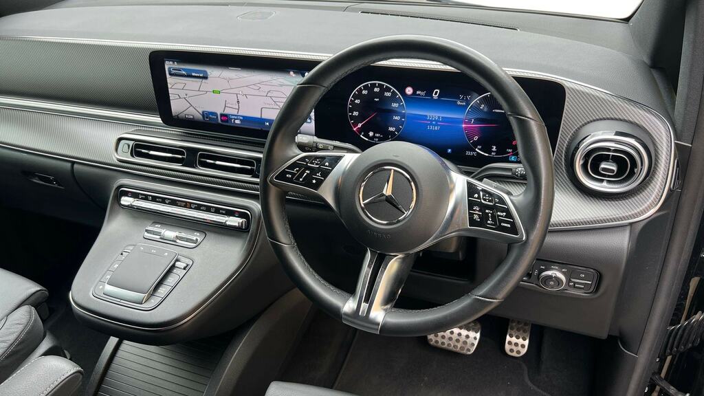 Mercedes-Benz V Class V300 D Premium Amg Line 9G-tronic Long Black #3