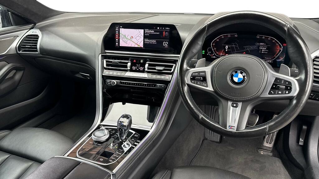 BMW 8 Series Gran Coupe 840I 333 Sdrive M Sport Black #4