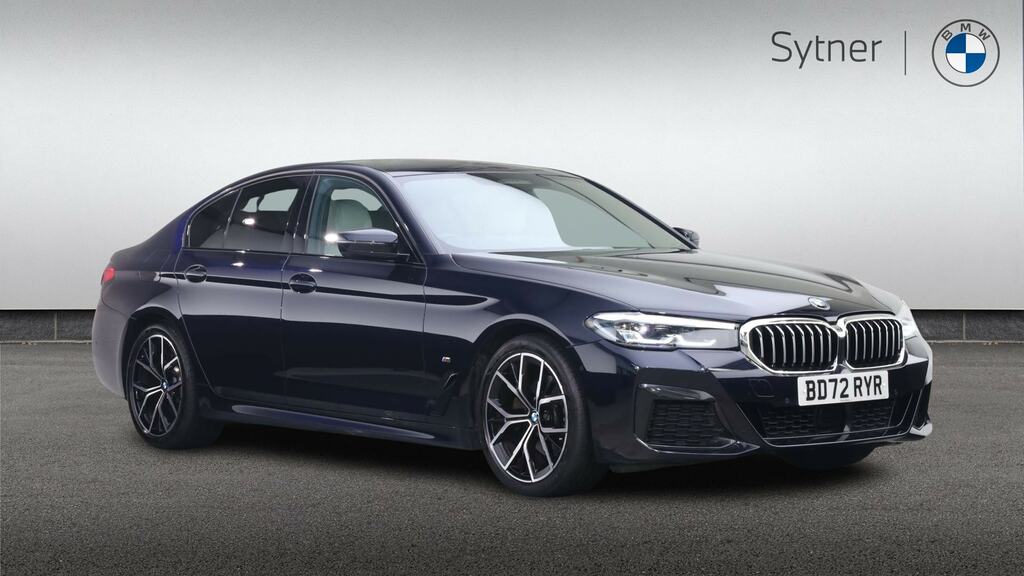BMW 5 Series 520D Mht M Sport Step Tech Pack Black