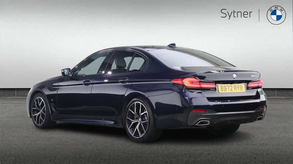 BMW 5 Series 520D Mht M Sport Step Tech Pack BD72RYR Black #2