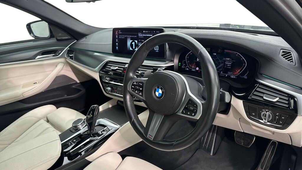 BMW 5 Series 520D Mht M Sport Step Tech Pack BD72RYR Black #6