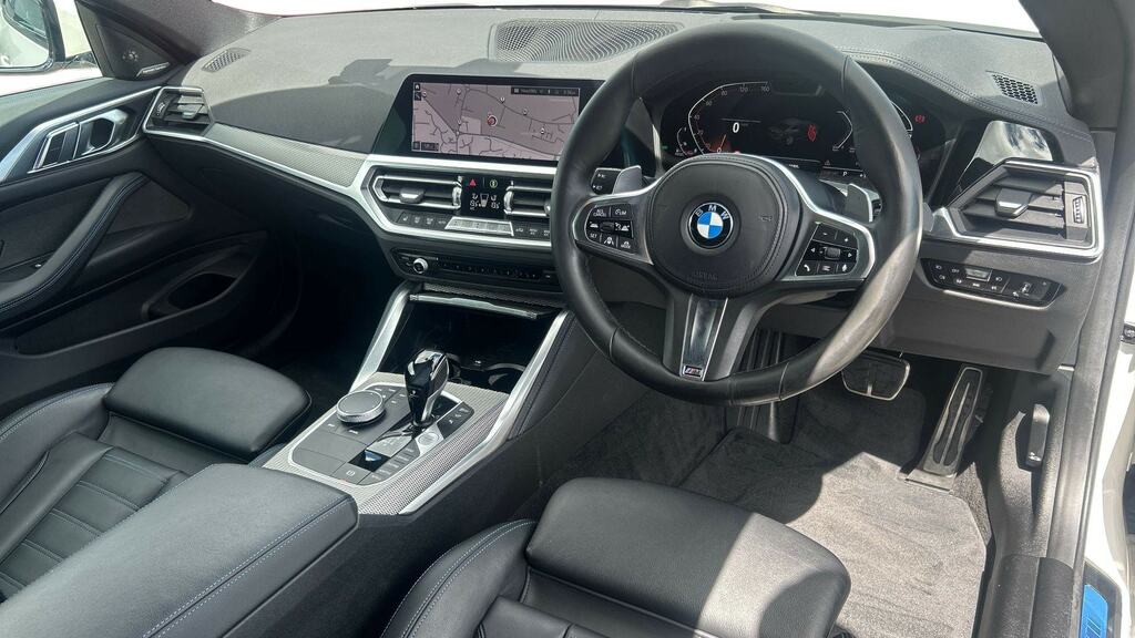 BMW 4 Series Gran Coupe 420D Xdrive Mht M Sport Step Techpro KJ21JCX White #6
