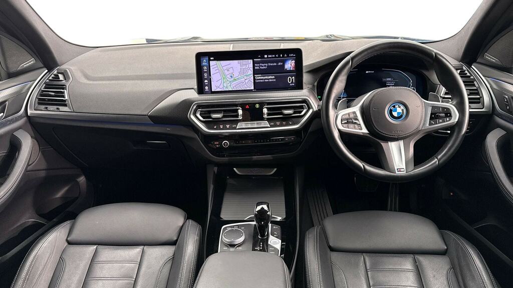 BMW X3 Xdrive 30E M Sport Pro Pack FP23XRD Blue #4