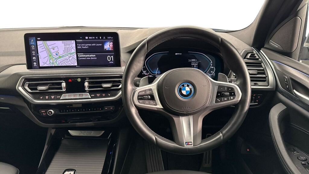 BMW X3 Xdrive 30E M Sport Pro Pack FP23XRD Blue #5