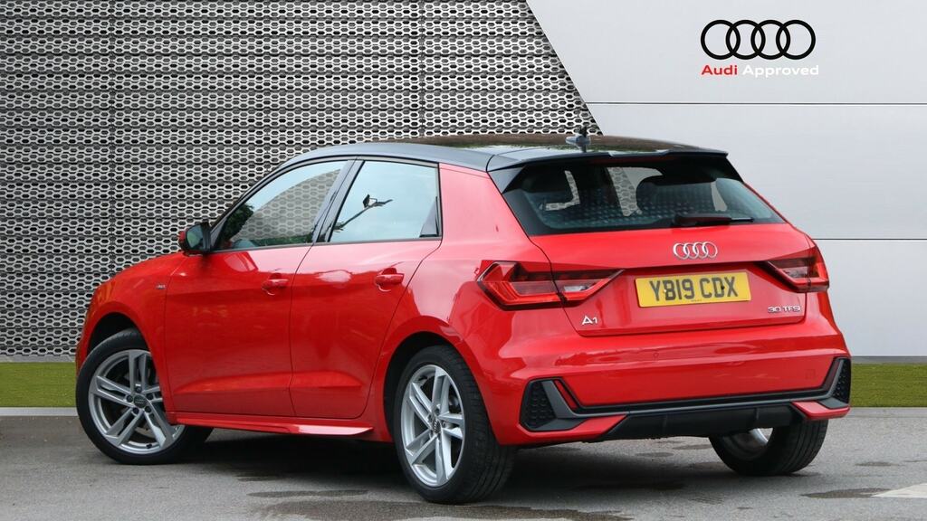 Audi A1 30 Tfsi S Line Tech Pack YB19CDX Red #3