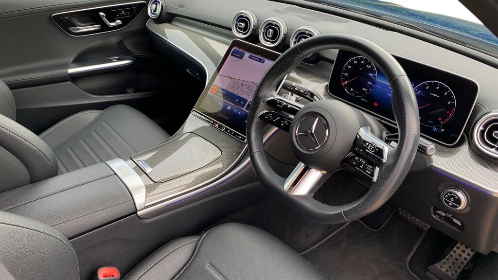 Mercedes-Benz C Class C200 Amg Line Premium 9G-tronic KU23NMM Blue #3