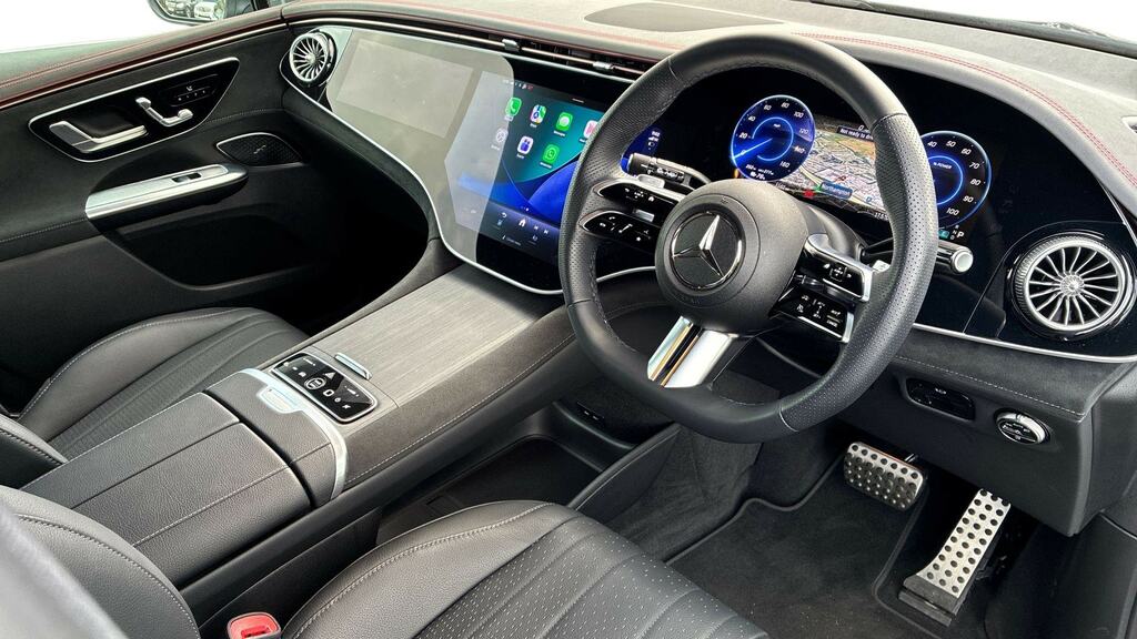 Mercedes-Benz EQE 500 4Matic 300Kw Amg Line Edition 96Kwh Black #3