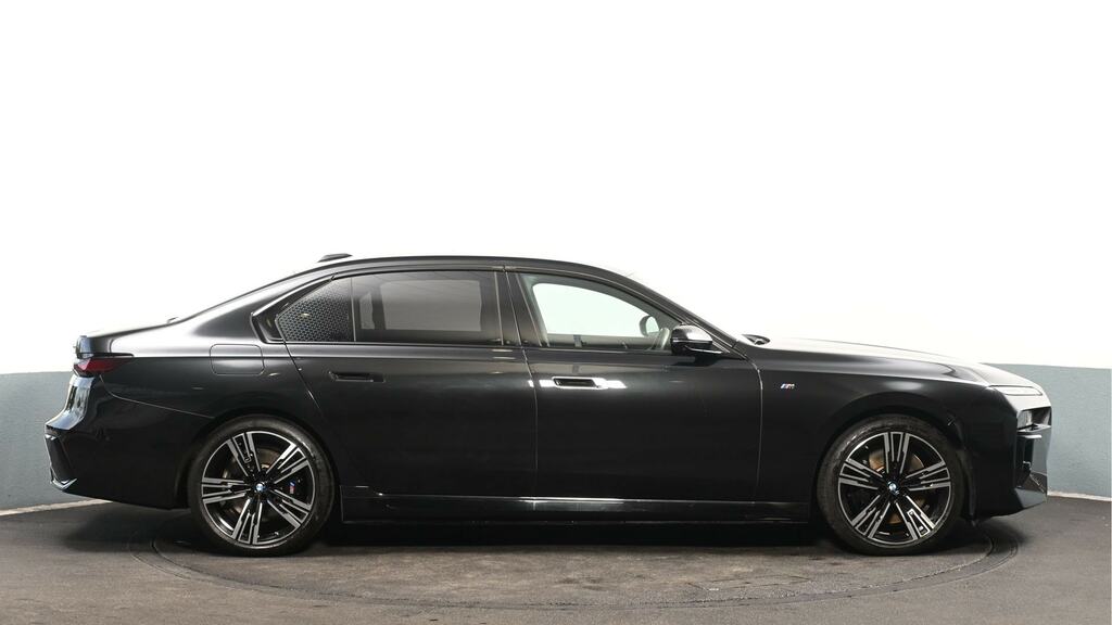 BMW 7 Series 750E Xdrive M Sport Black #3