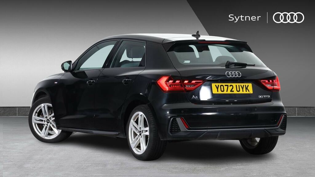 Audi A1 30 Tfsi 110 S Line S Tronic YO72UYK Black #3