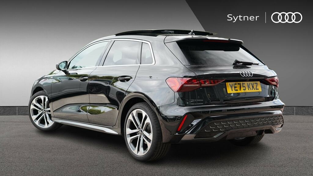 Audi A3 1.5 Tfsi 150 S Line S Tronic YE75KXZ Black #3