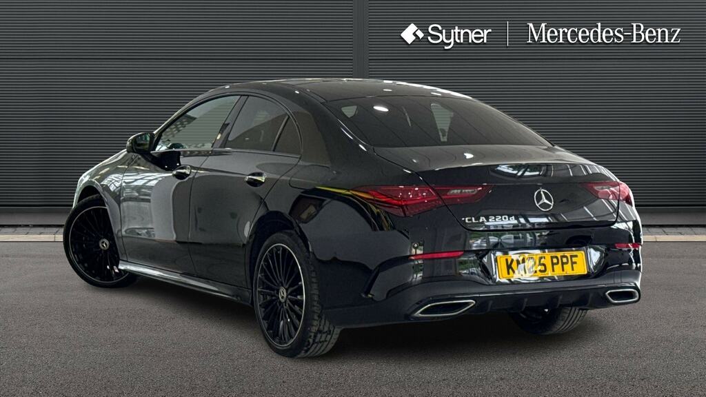Mercedes-Benz CLA Class Cla 220D Amg Line Premium Plus Tip KM25PPF Black #2