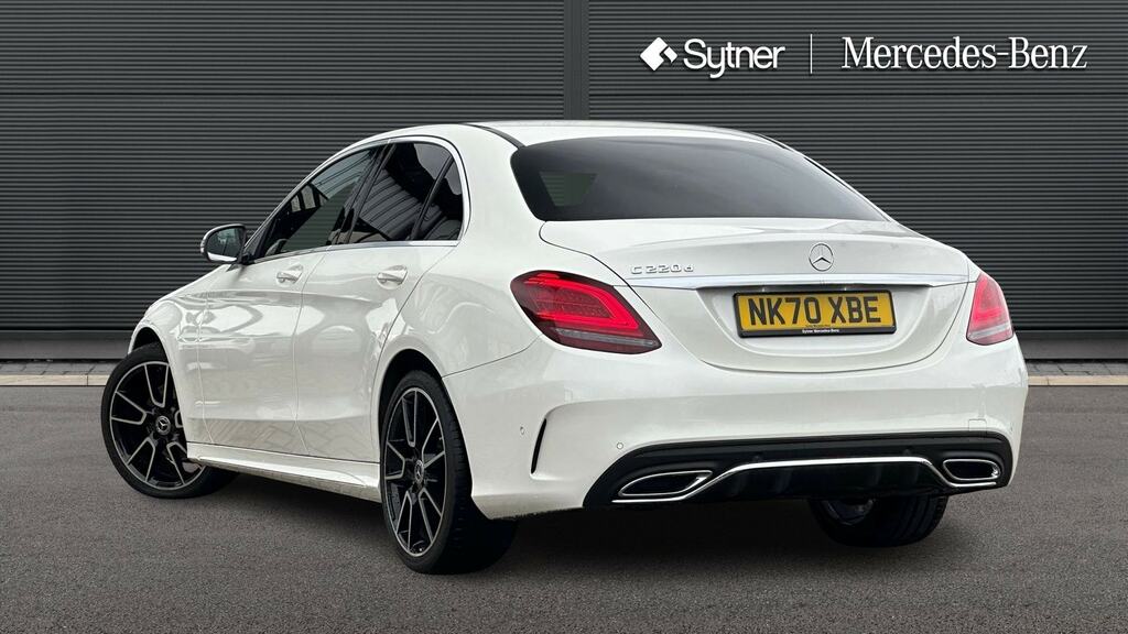 Mercedes-Benz C Class C220d Amg Line Premium 9G-tronic NK70XBE White #2
