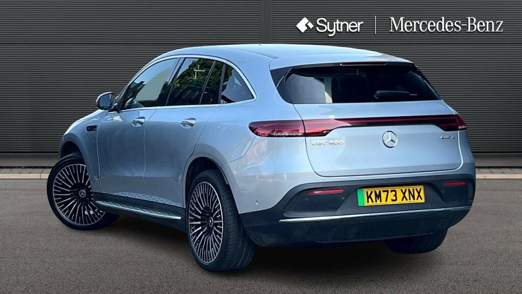 Mercedes-Benz EQC Eqc 400 300Kw Amg Line Premium 80Kwh KM73XNX Silver #2