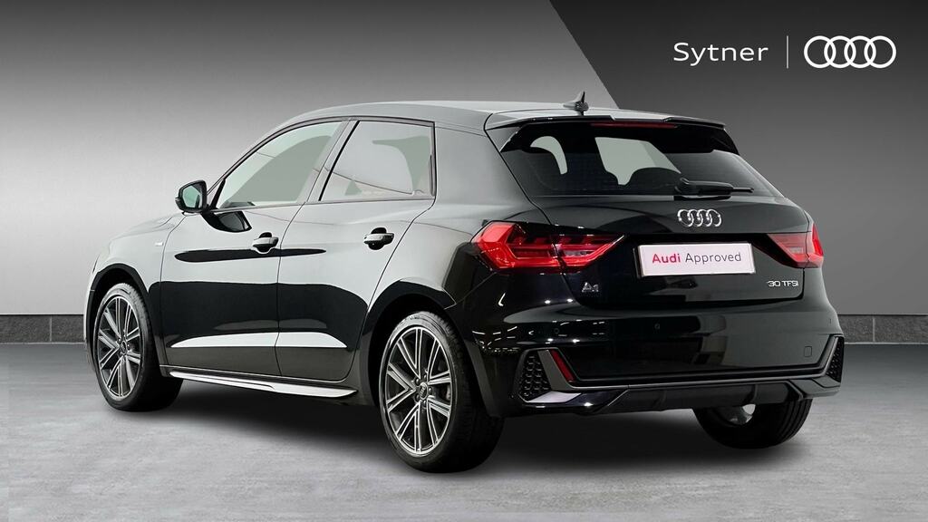 Audi A1 30 Tfsi 110 S Line S Tronic FH23UJT Black #3