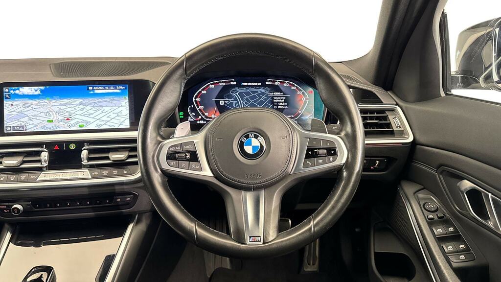 BMW 3 Series M340d Xdrive Mht Step BG71JEU White #5