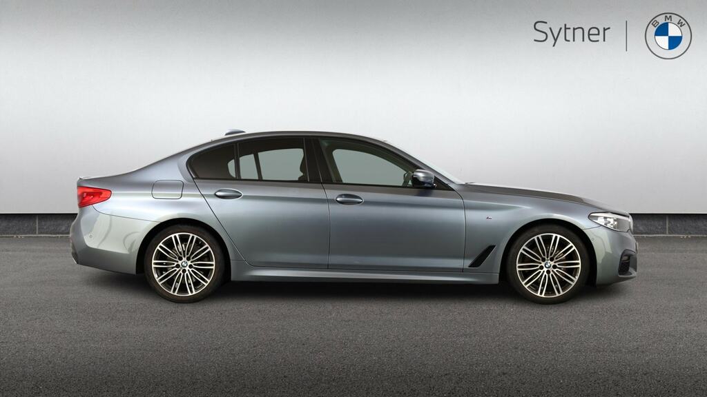 BMW 5 Series 520D Mht M Sport Blue #3