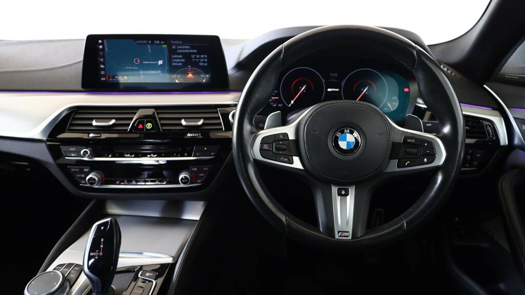 BMW 5 Series 530E M Sport Blue #5