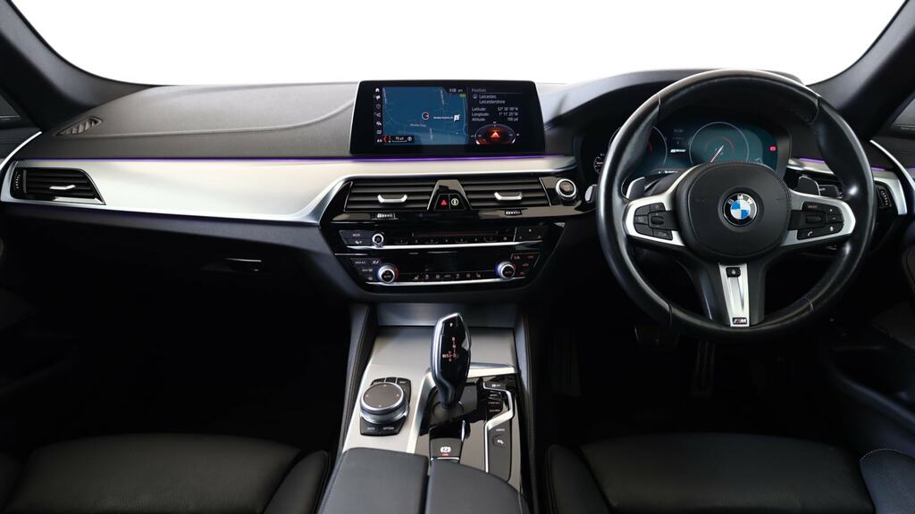 BMW 5 Series 530E M Sport Blue #4