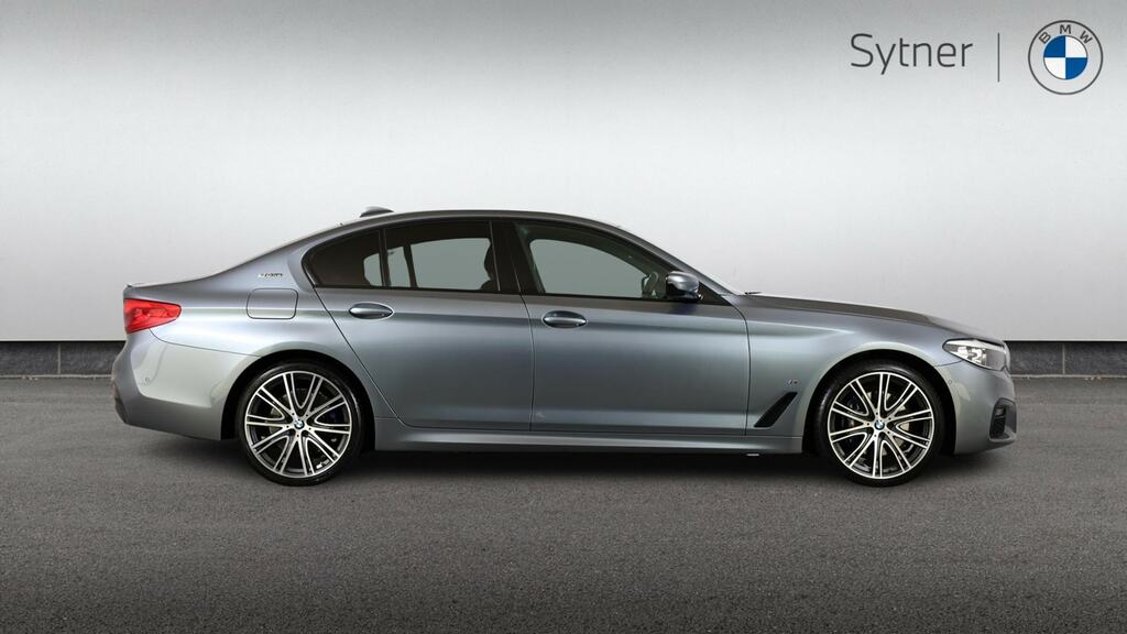 BMW 5 Series 530E M Sport Blue #3