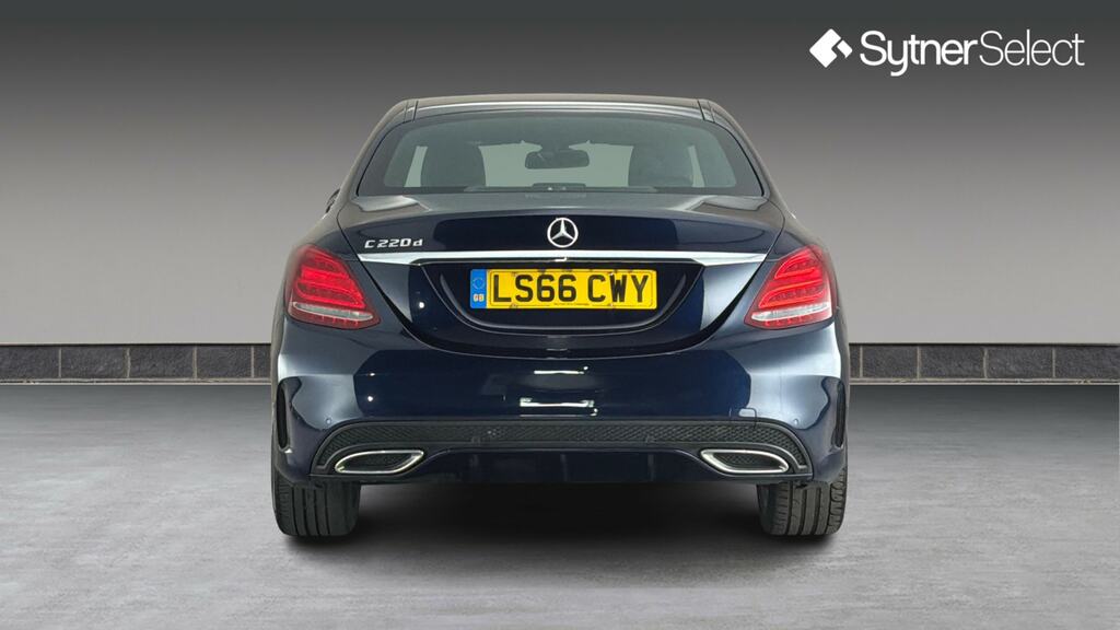 Mercedes-Benz C Class C220d Amg Line LS66CWY Blue #5