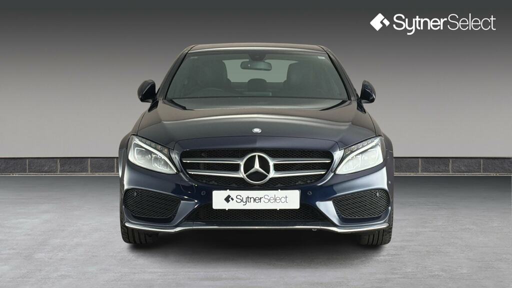 Mercedes-Benz C Class C220d Amg Line LS66CWY Blue #4